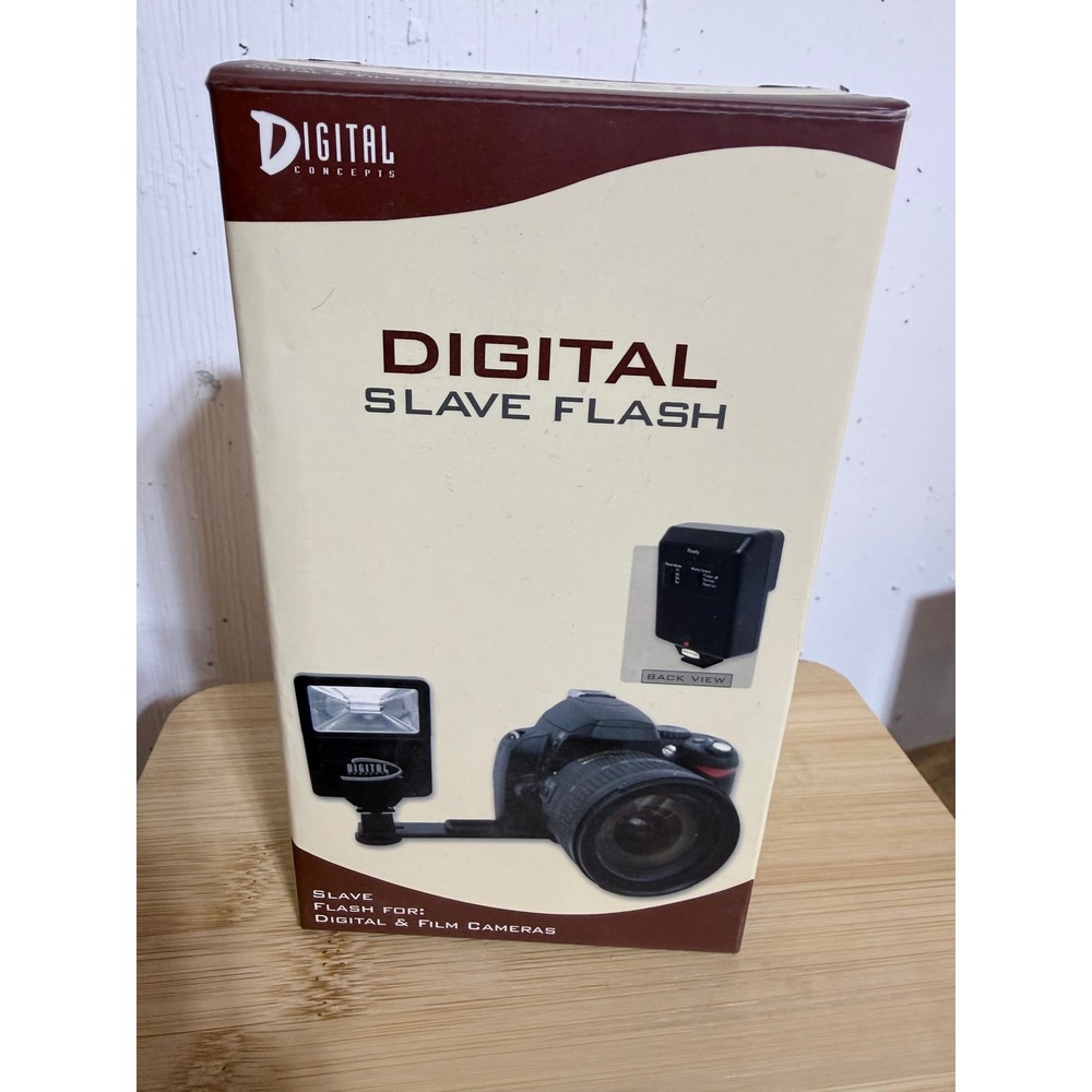Digital Concepts Slave Flash Camera Accessory Black Plastic Universal DSLR Film